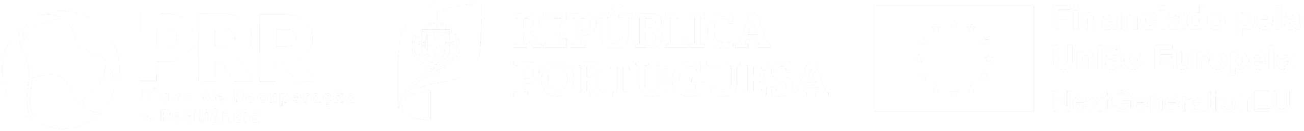 PRR, República Portuguesa e União Europeia. Financiamento NextGenerationEU.